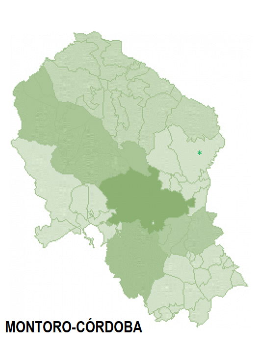 mAPA DE CÓRDOBA MONTORO